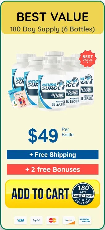 Buy Neuro Surge 6 Bottle